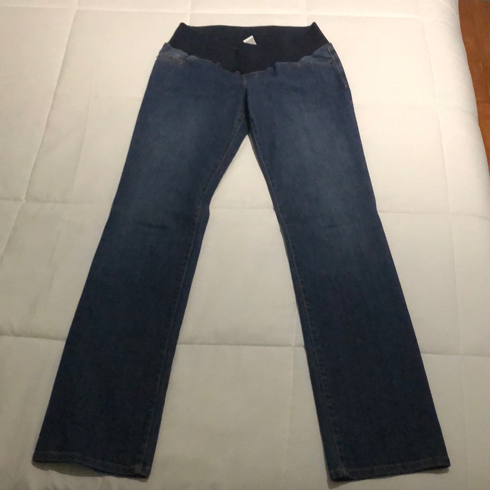 Maternity straight leg jeans